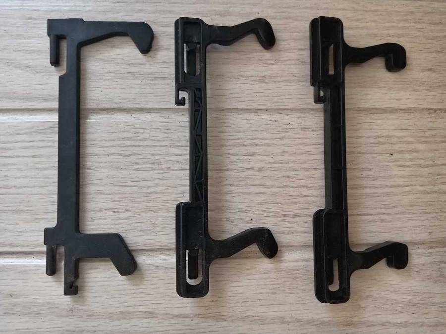 MICROWAVE DOOR LATCHES. ( 50 ASSORTED) R99. 00