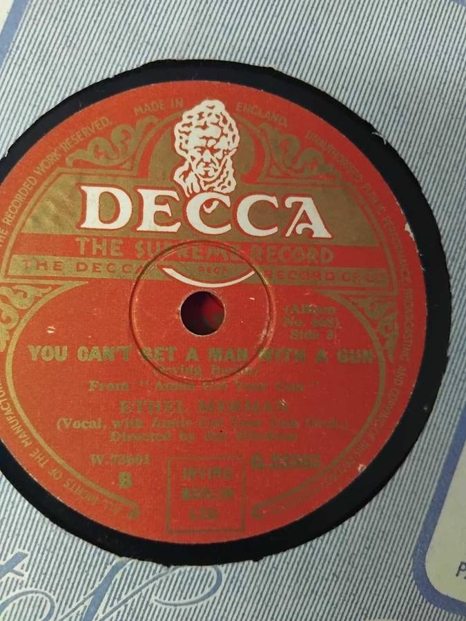 10 x 10 INCH DECCA VINYL RECORDS