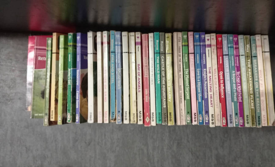36 X MILLS AND BOON ROMANCE BOOKS.