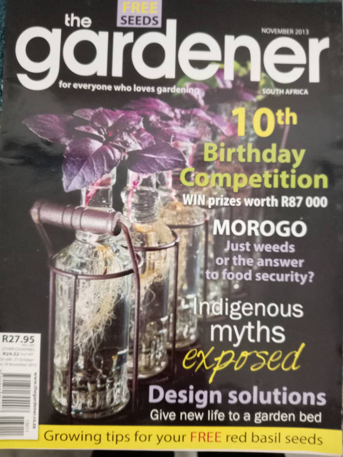 GARDENING MAGAZINES AS PER PHOTOS.