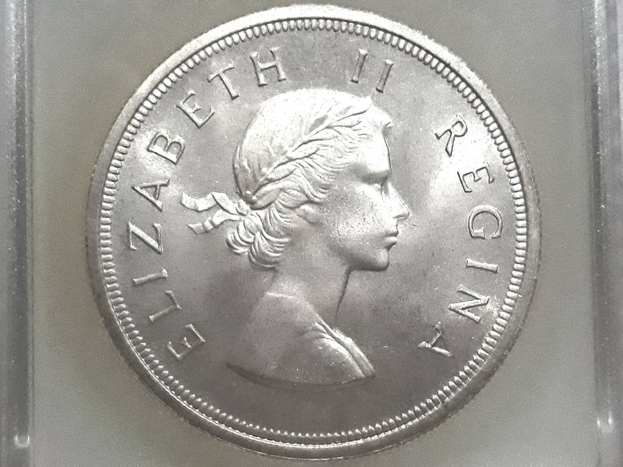 1953 MS68 5 Shillings QE2 Union Crown - Sangs Gem - Crown Collectors Choice