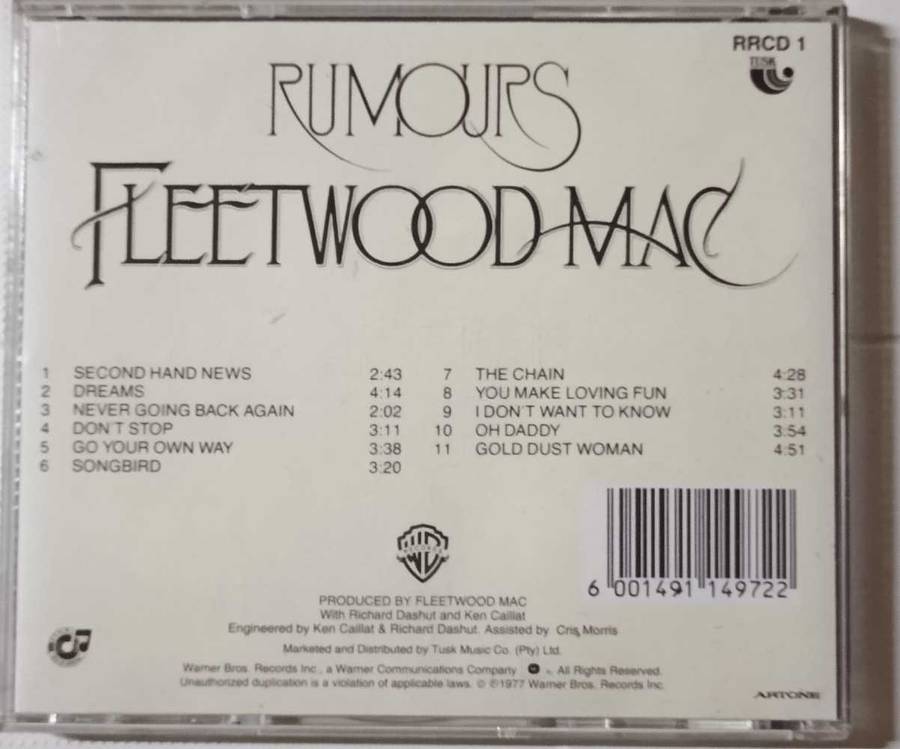 Fleetwood Mac Rumours CD