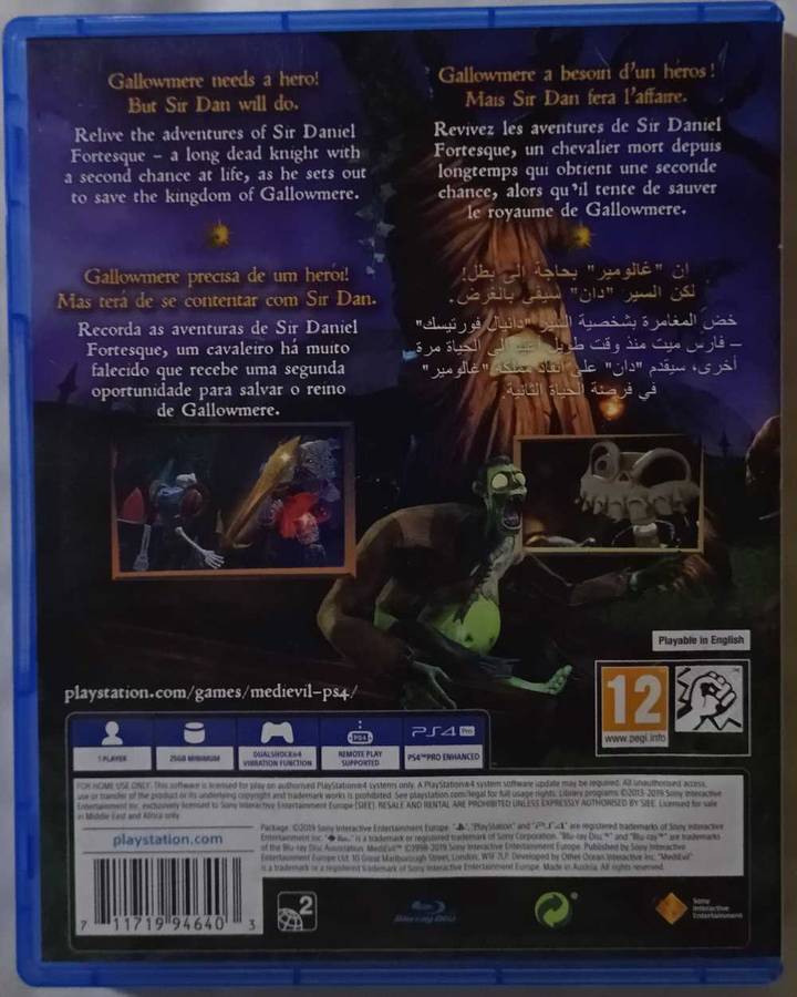 Medievil for PS4 (CIB)