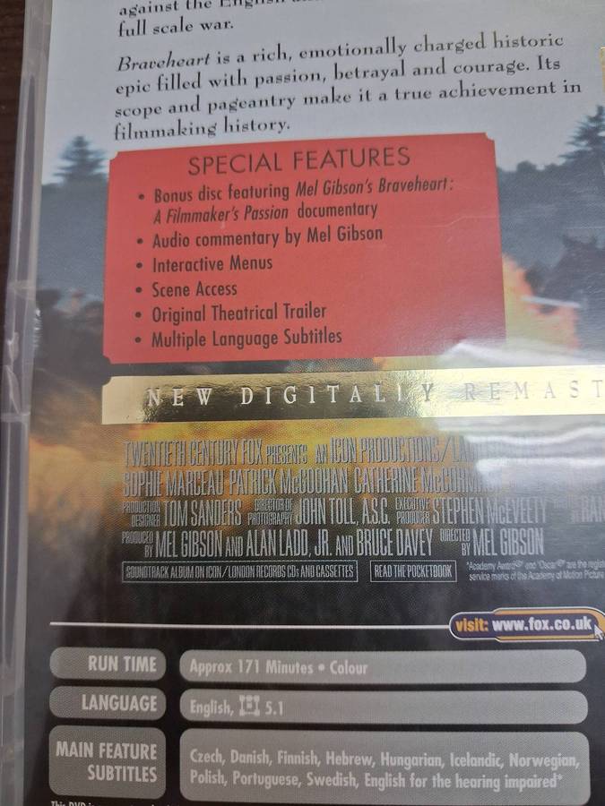 Braveheart 2-disc Special Edition