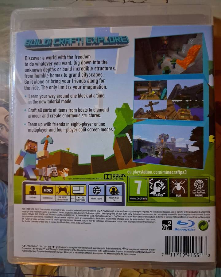 Minecraft for Ps3 (CIB)