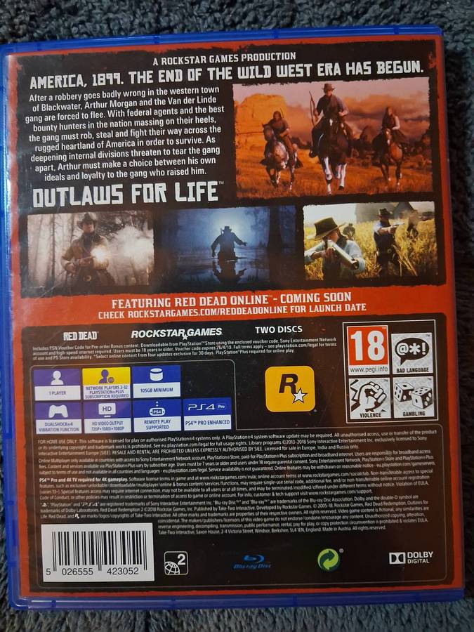 Red Dead Redemption II for Ps4