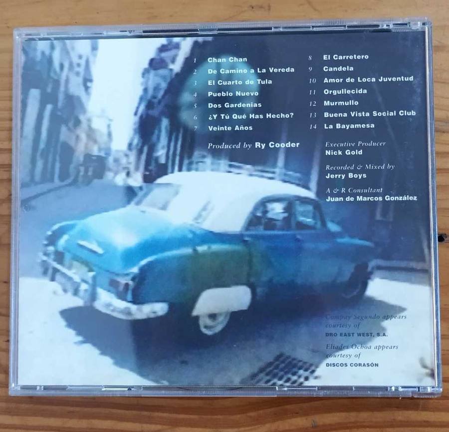 Buena Vista Social Club CD by Ry Cooder