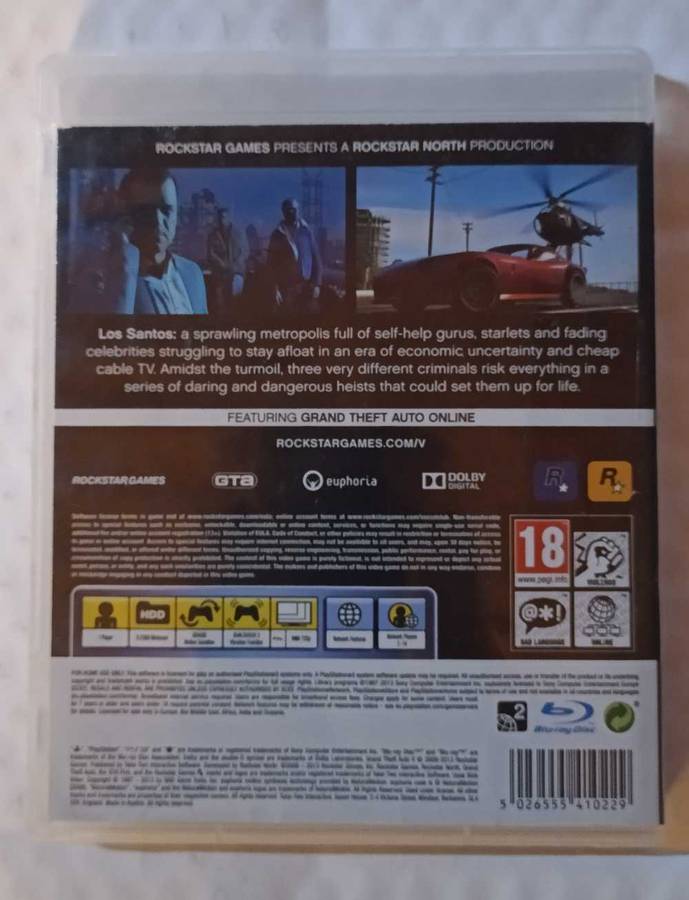 GTA V for Ps3