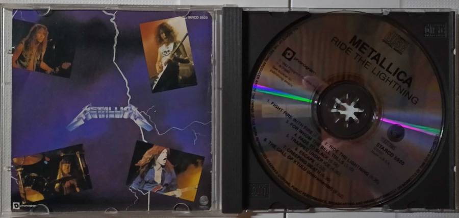 Metallica Ride the Lightning CD