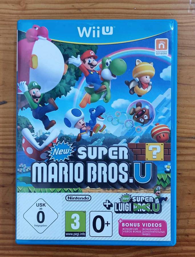 New Super Mario Bros. Wii U + New Super Luigi U (PAL, CIB)