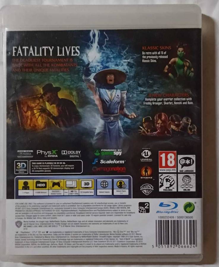 Mortal Kombat Komplete Edition for PS3 (CIB)