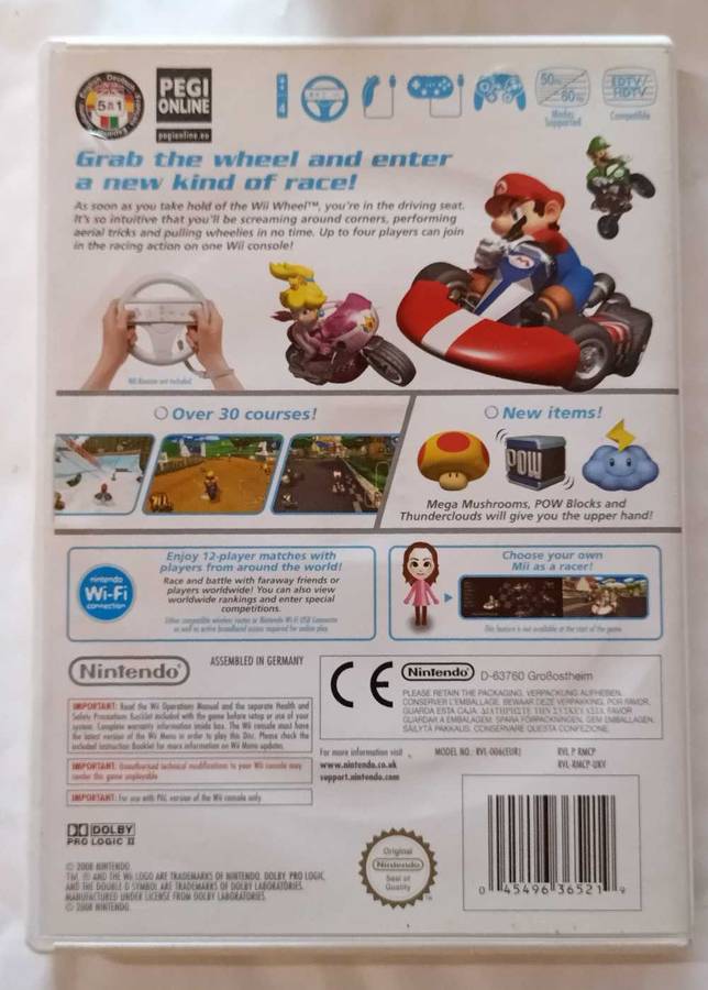 Mario Kart Wii for Nintendo Wii (PAL, CIB)