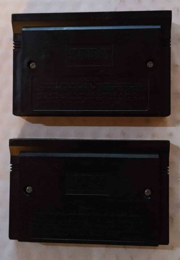 Sega Master System Games X 2