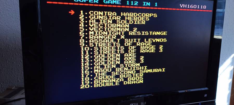 Sega 112 in 1 Multicart (NEW)