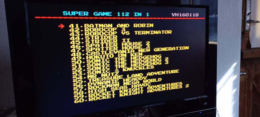 Sega 112 in 1 Multicart (NEW)