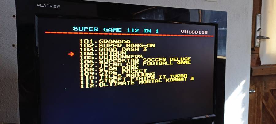 Sega 112 in 1 Multicart (NEW)