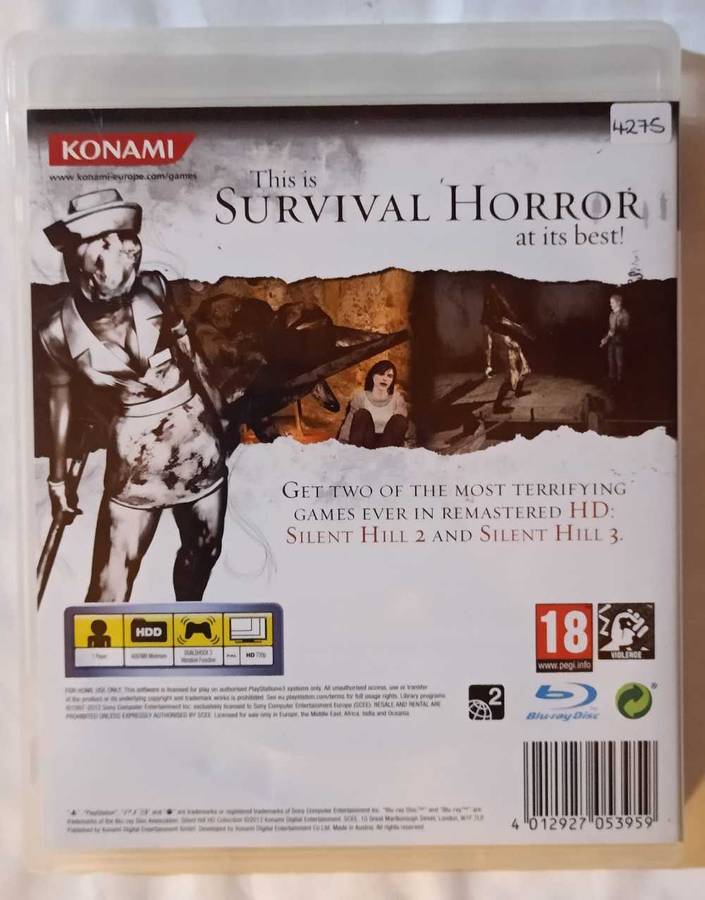 Silent Hill HD Collection for PS3 (CIB)