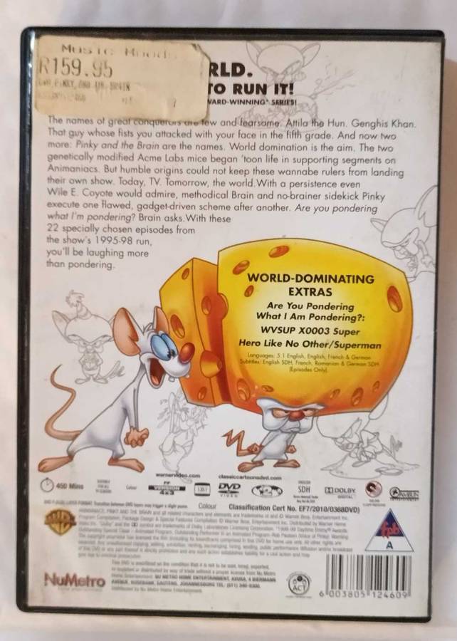 Pinky and the Brain Vol. 1 (4 X DVD)