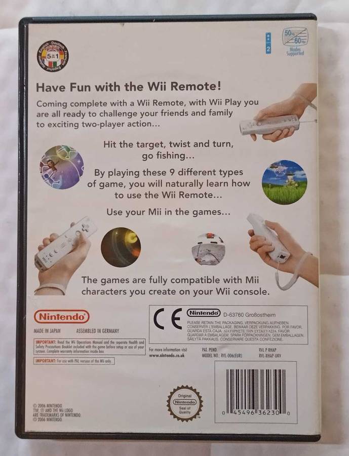 Wii Play for Nintendo Wii (PAL)