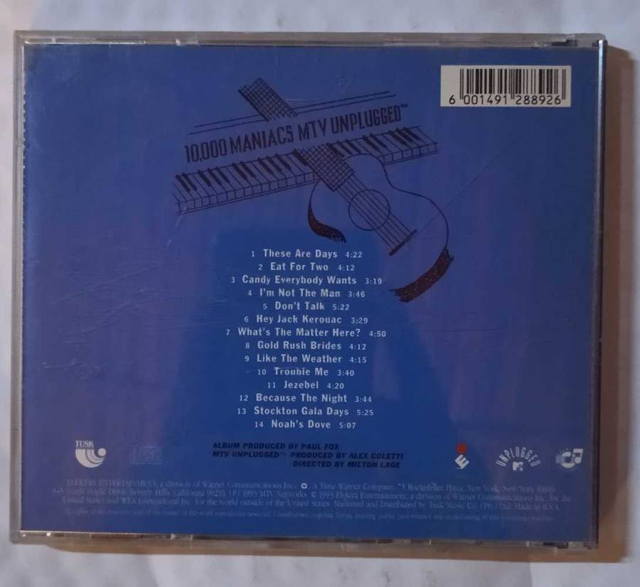 10,000 Maniacs MTV Unplugged CD