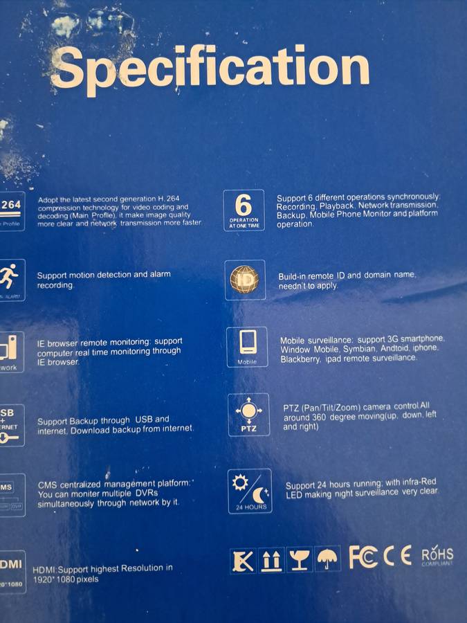 Jortan 1080p HD Indoor & Outdoor Security Camera with Night Vision and Wi-Fi