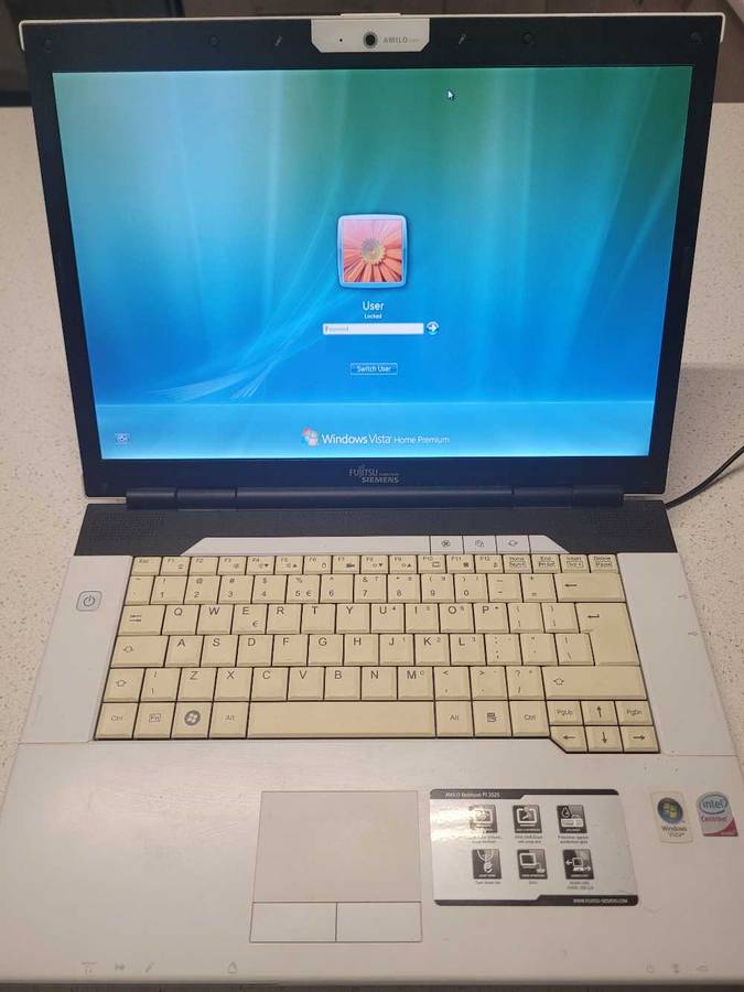 Fujitsu Siemens Amilo Pi 3525 Centrino laptop - Battery does not hold charge