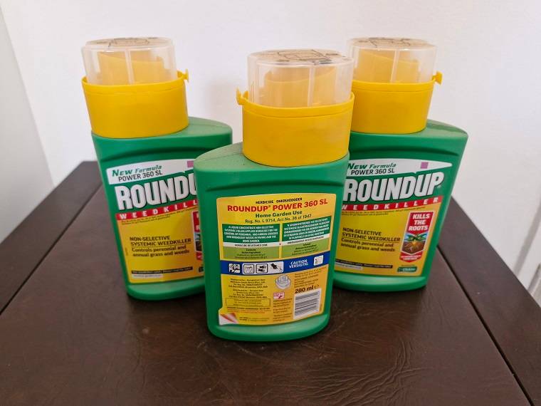 ROUNDUP 280ml weed killer/herbicide concentrate ! Unopened ! Lot of 3 !