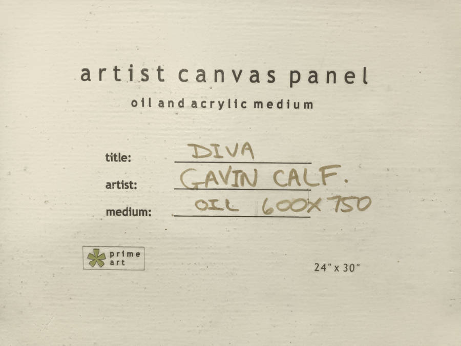 Gavin Calf nude study oil painting