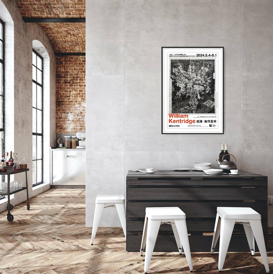 William Kentridge - Taipei Fine Art Museum Exhibition Poster