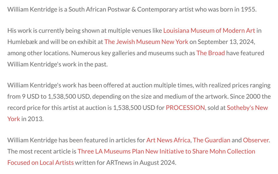 William Kentridge - Taipei Fine Art Museum Exhibition Poster