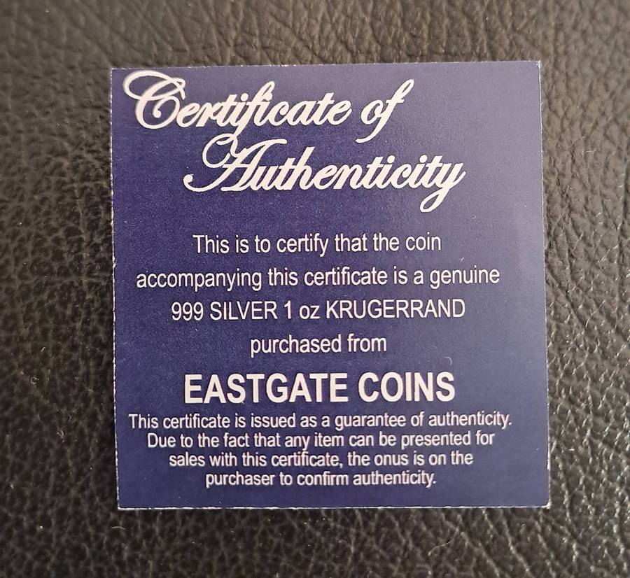 2024 1 oz Silver Krugerrand