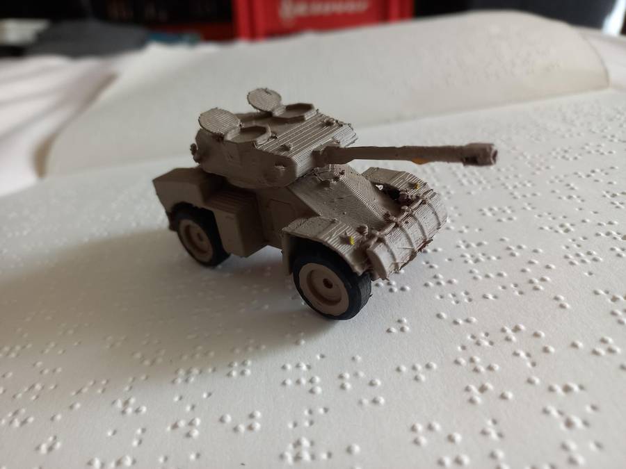 3d printed South African Military model - 1/64 scale