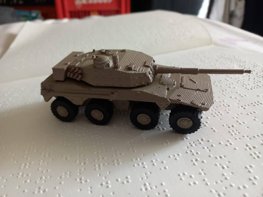 3d printed South African Military model - 1/64 scale