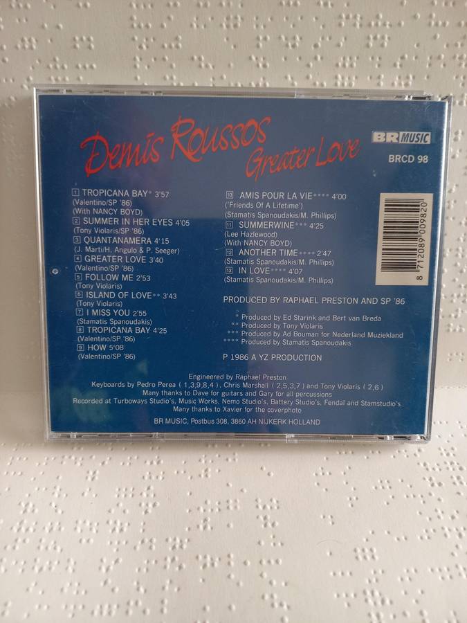 CD - Demis Roussos greater love