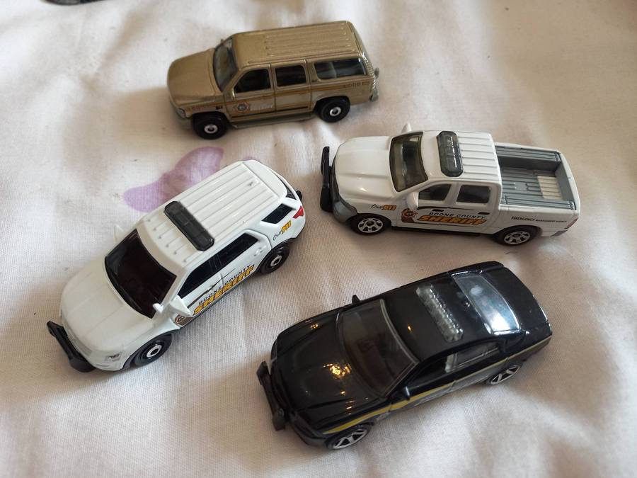 Lot of 4 Matchbox  Boone County Sheriff models