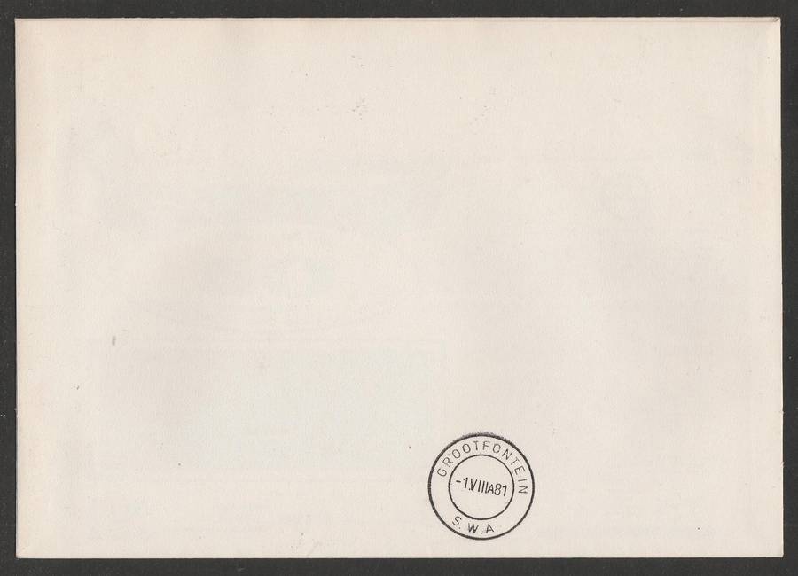 AVIATION 1981 NAMIB AIR COVER #13 - 50 YEARS SCHEDULED FLIGHTS