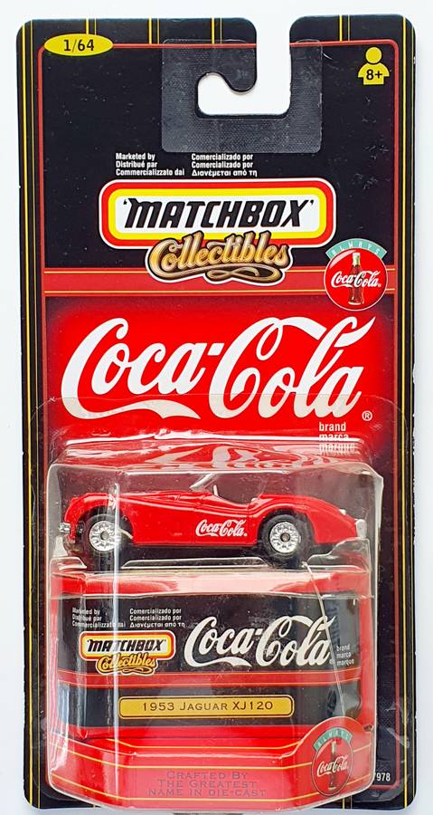 Coca Cola Matchbox Collectibles - 1953 Jaguar XJ 120