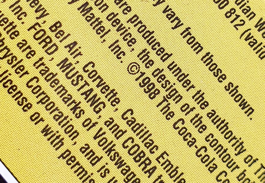 COCA COLA MATCHBOX COLLECTIBLES - 1933 FORD COUPE