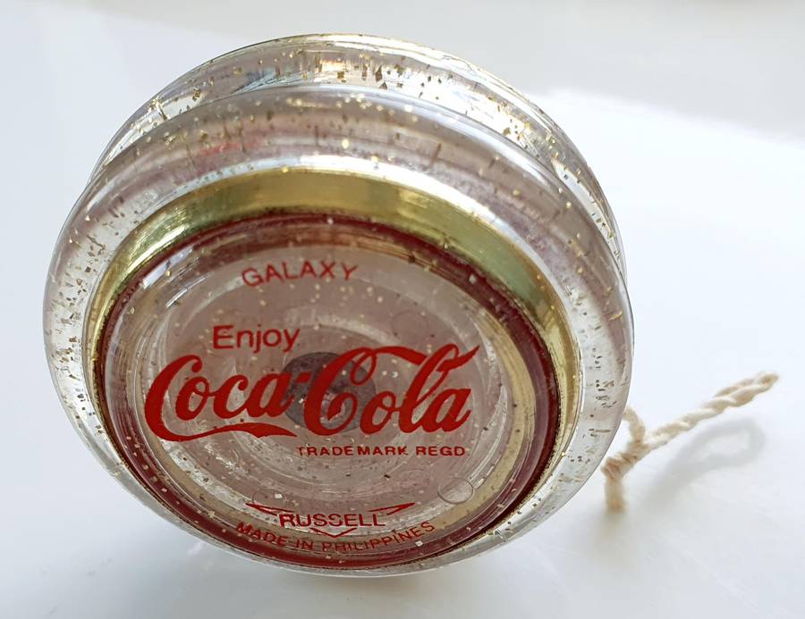 Super Rare Vintage Coca-Cola Galaxy Russell Yoyo