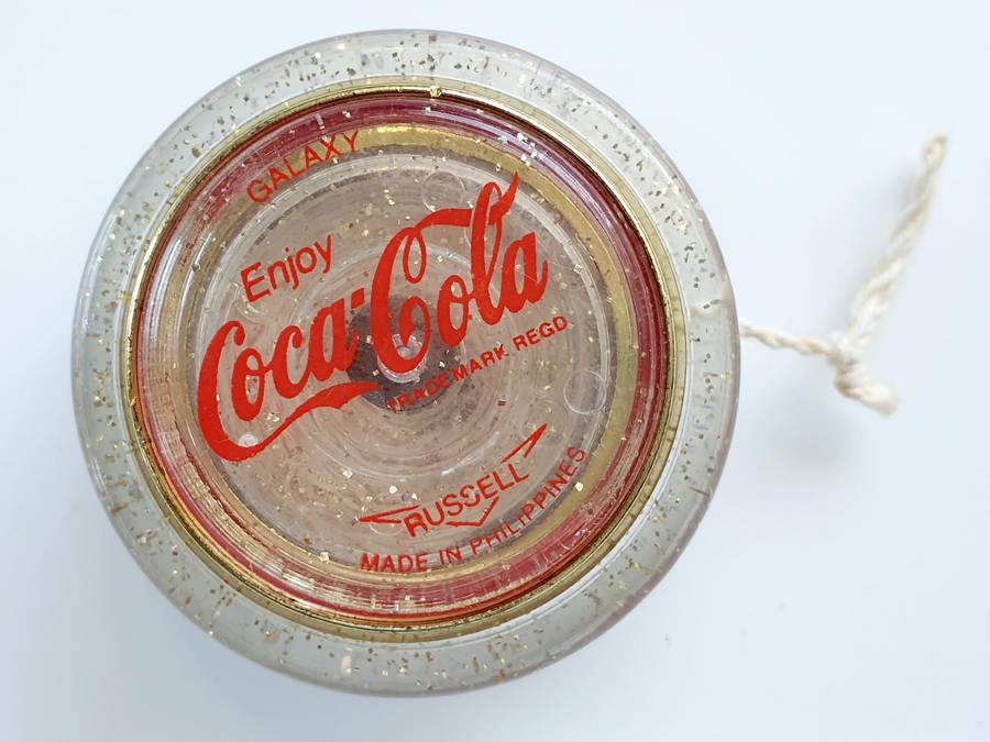Super Rare Vintage Coca-Cola Galaxy Russell Yoyo