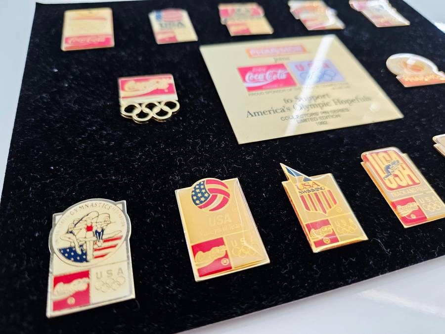 1992 COCA-COLA LTD. ED. OLYMPIC PIN COLLECTORS SERIES