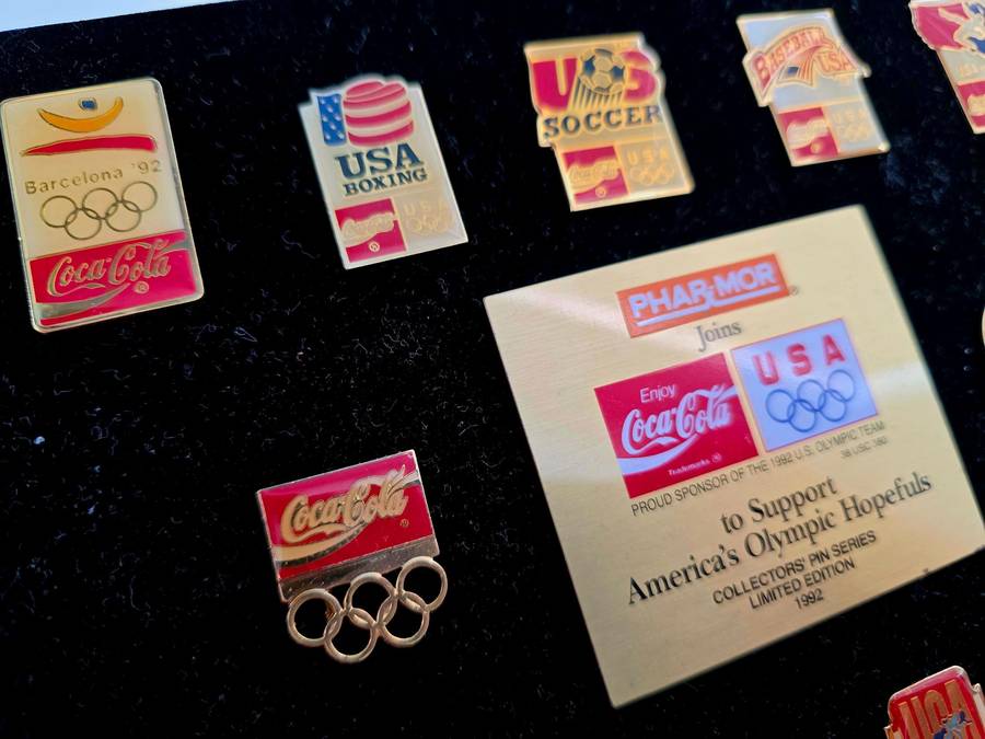 1992 COCA-COLA LTD. ED. OLYMPIC PIN COLLECTORS SERIES
