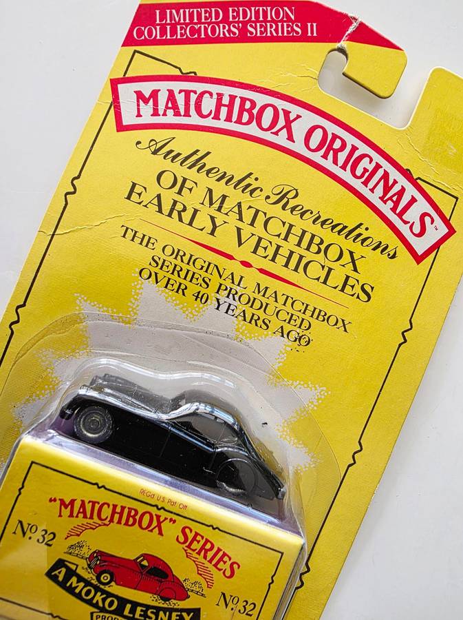 1992 LTD. ED. MATCHBOX ORIGINALS - AUTHENTIC RECREATIONS - NO. 32 THE JAGUAR XK 140