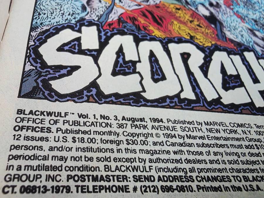 VINTAGE COMIC - BLACKWULF