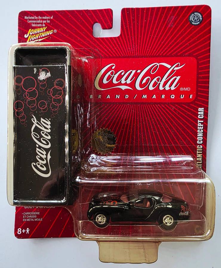 2005 JOHNNY LIGHTENING  COCA-COLA REAL WHEELS SERIES  1965 SHELBY COBRA 427