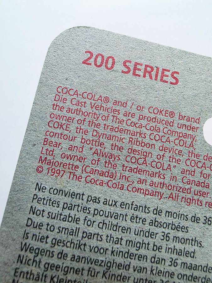 1997 MAJORETTE - CHEVROLET CORVETTE 58  METAL EDITION - IN WHITE  BEAUTIFUL COCA-COLA DESIGN