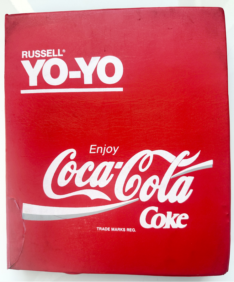 Stunning Collection of 12 Vintage Yo-Yos in Original Jack Russell Album with Collectible Pogs