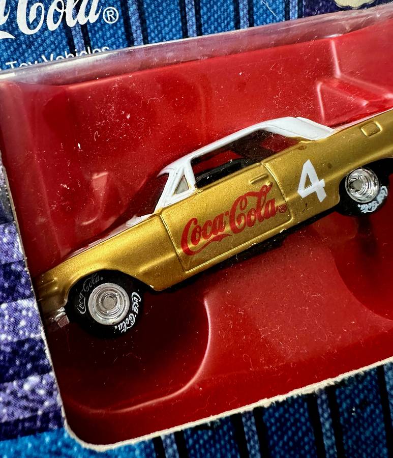 1994 VINTAGE COCA COLA - EDOCAR CS - 4 HORSE POWER - TOY DIE CAST CAR - ORIGINAL PACKAGING