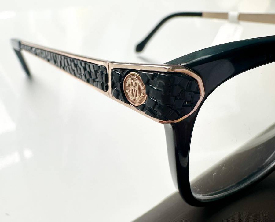 LUXURY ROBERTO CAVALLI POLARIS RC934 BLACK & GOLD - WITH CASE