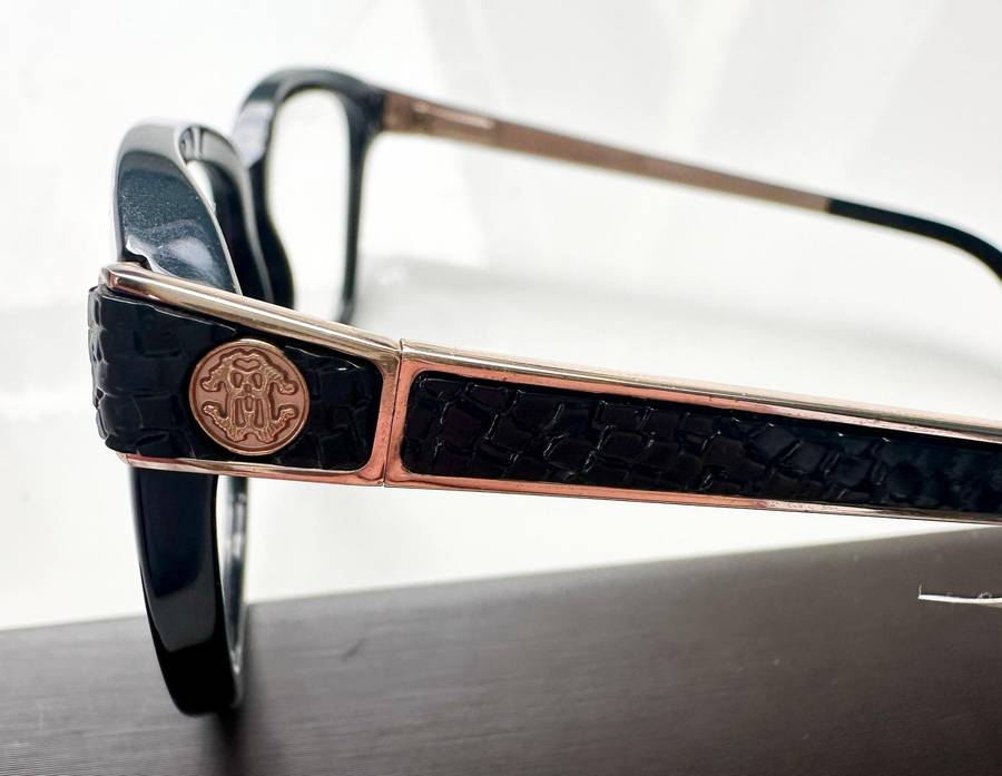 LUXURY ROBERTO CAVALLI POLARIS RC934 BLACK & GOLD - WITH CASE